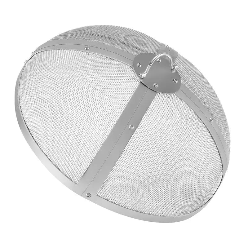 Pare-étincelles inox, vue de dessus