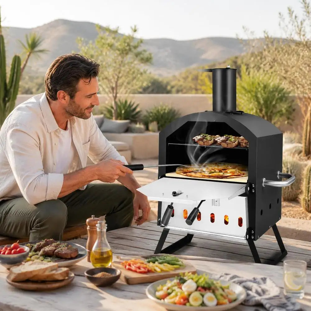 Forno 16 sur une terrasse en pierre