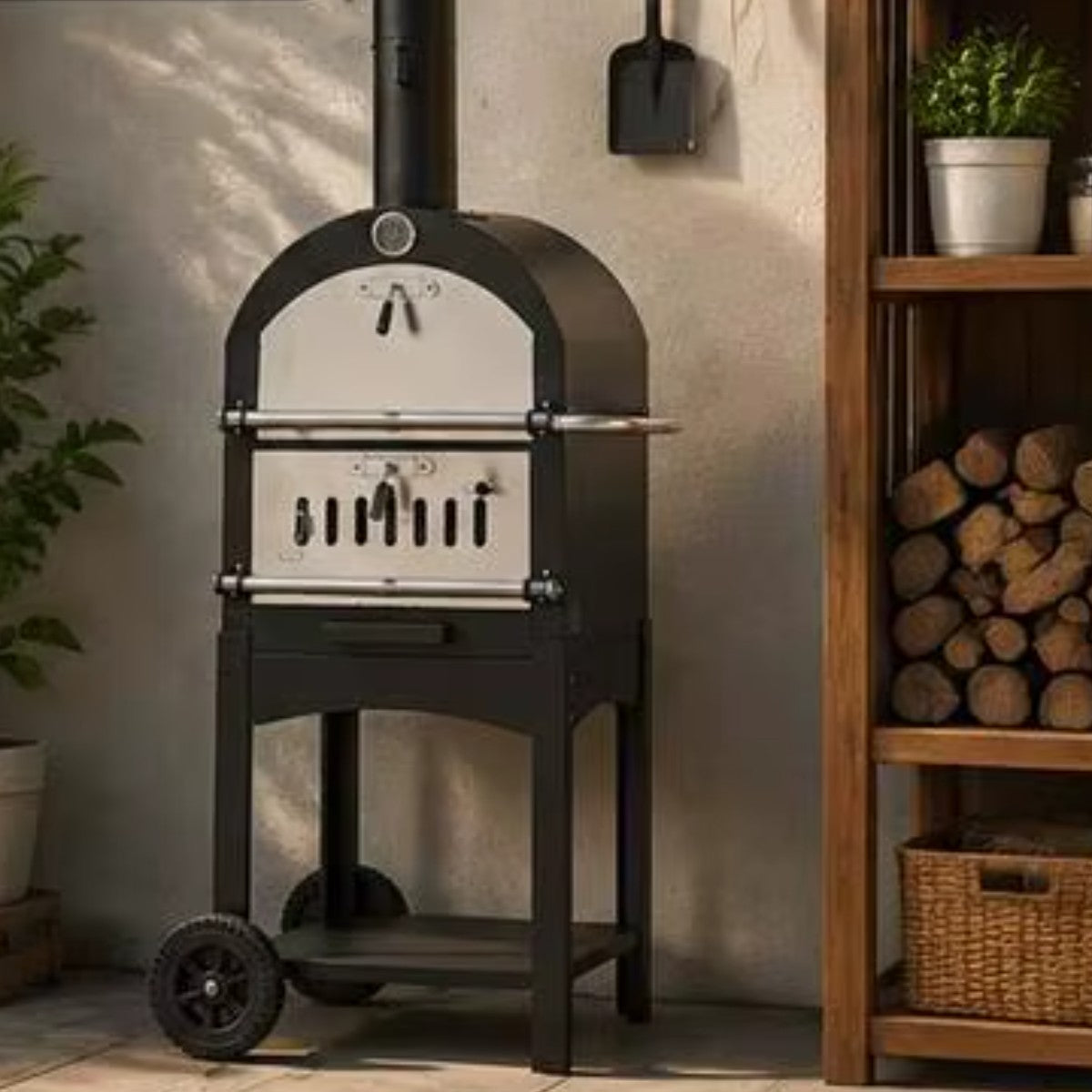 Forno Tour installé sur la terrasse